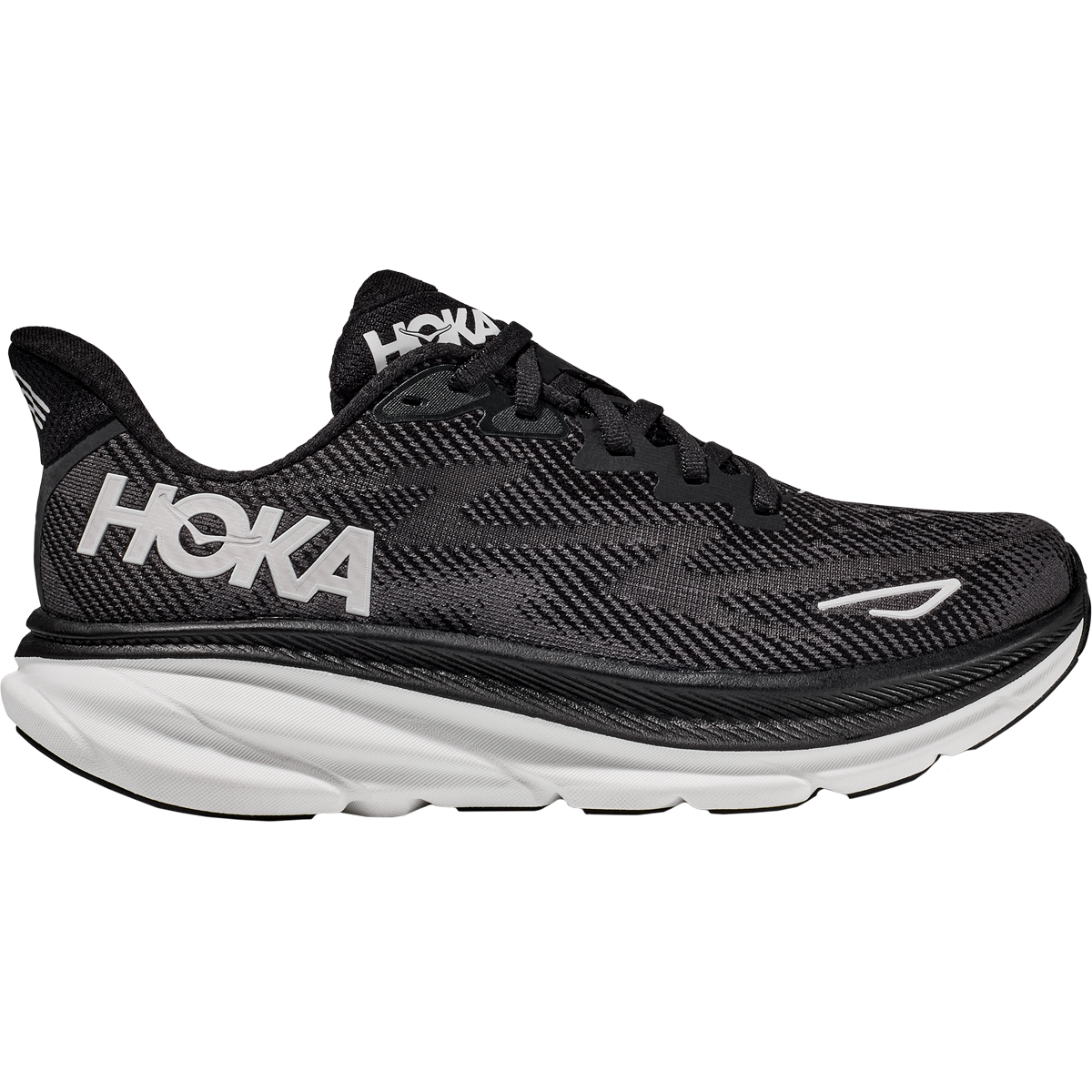 Men's Clifton 9 - BWHT-Black/White